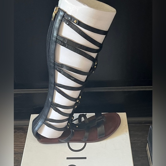 Via Spiga Black Gladiator Sandals - Picture 3 of 6